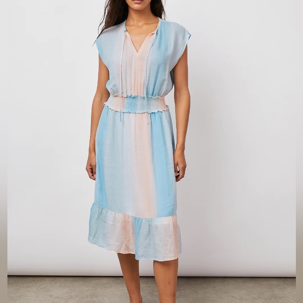 Rails Ashlyn Dress Sunset Gradient Midi Dress XL